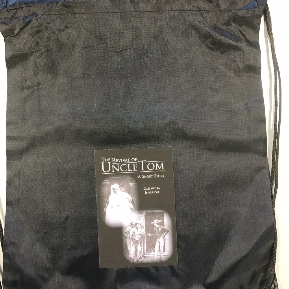 String backpacks ( thin). With logo for the Revival of Uncle Tom!